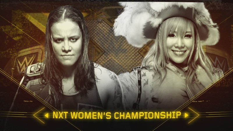 Shayna Bazler (C) vs. Kairi Sane - NXT Women's Championship - NXT ...