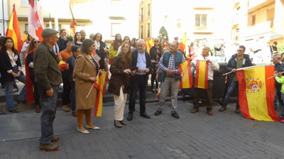 CONCENTRACION VOX ANTE SEDE PSOE TERUEL