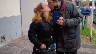 Novia Cumbianchera Tú me haces feliz canta Giselle Romina Castillo Vargas